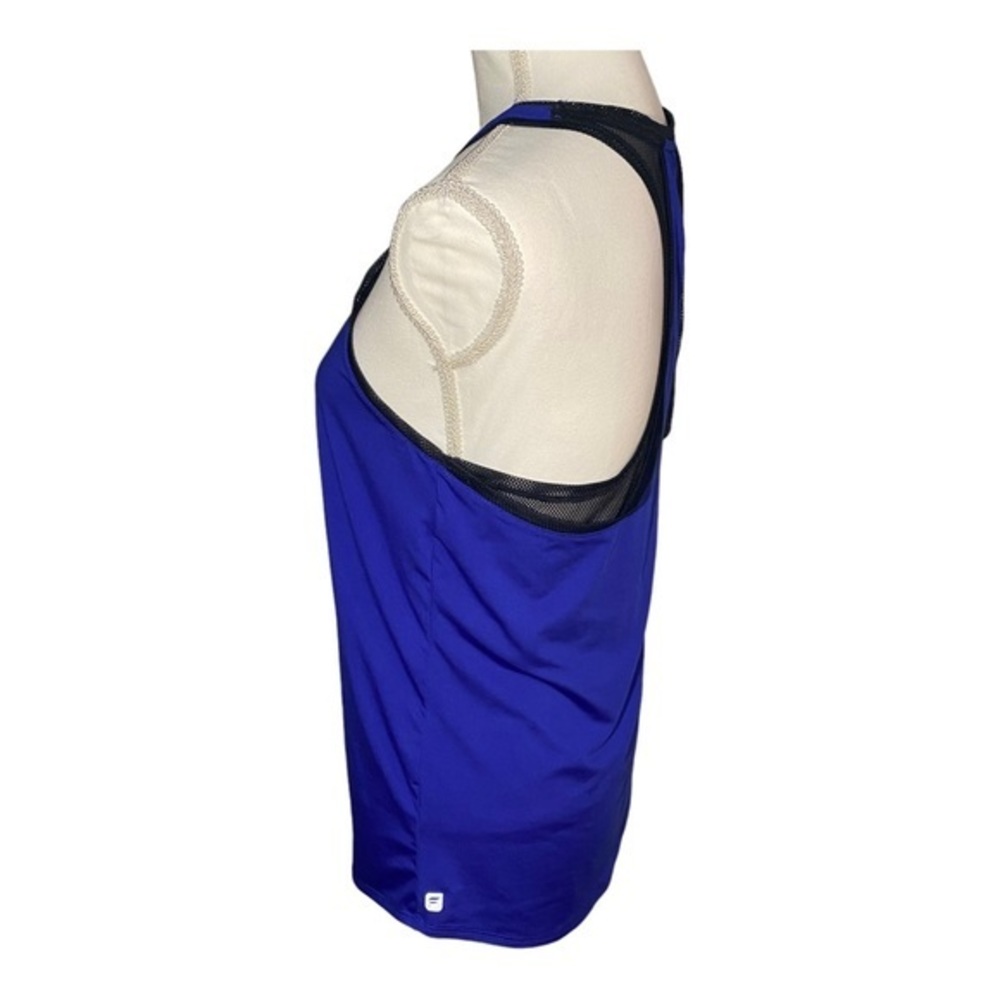 Fabletics Mosa Blue Black Racerback‎ Tank - Picture 5 of 8